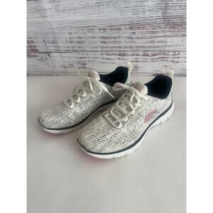 Skechers Women's Flex Appeal 4.0 sneakers White Pink Black Size 7